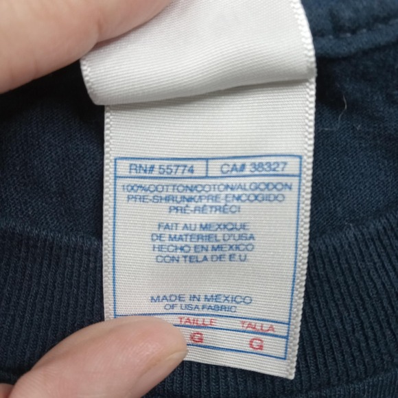 Tennessee River Shirt Mens Large Navy Graphic Florida Sailboat Cotton Beach Tee - Picture 3 of 7